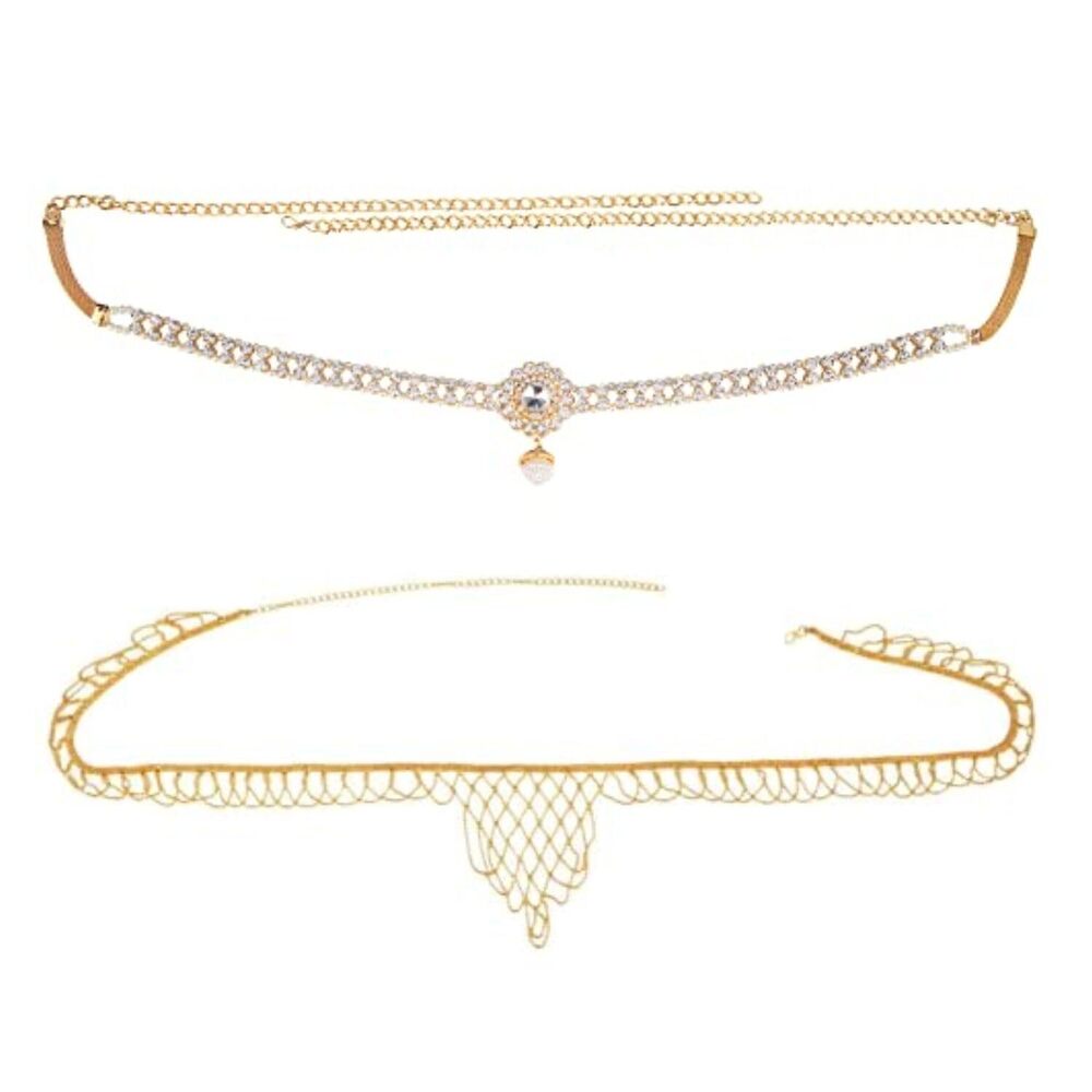 6877 Indian Kamarbandh Waist Chain Waist Belt Belly Chain Dubai Style